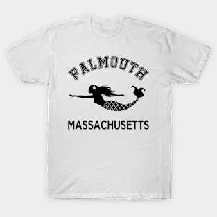 Falmouth Cape Cod Mermaid Vacation Souvenir T-Shirt